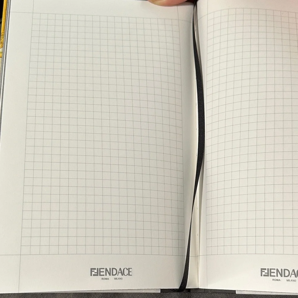 Fendi Versace - Fendace Gold and Black Ornate Journals - Picture 5 of 6
